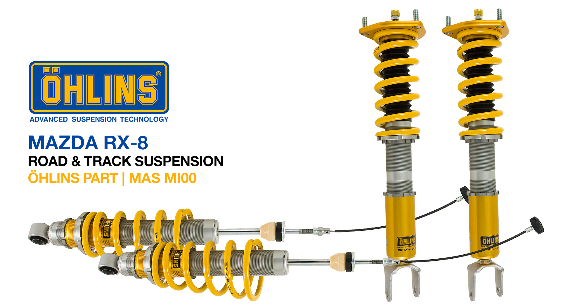 Öhlins Road & Track suspension for Mazda RX8