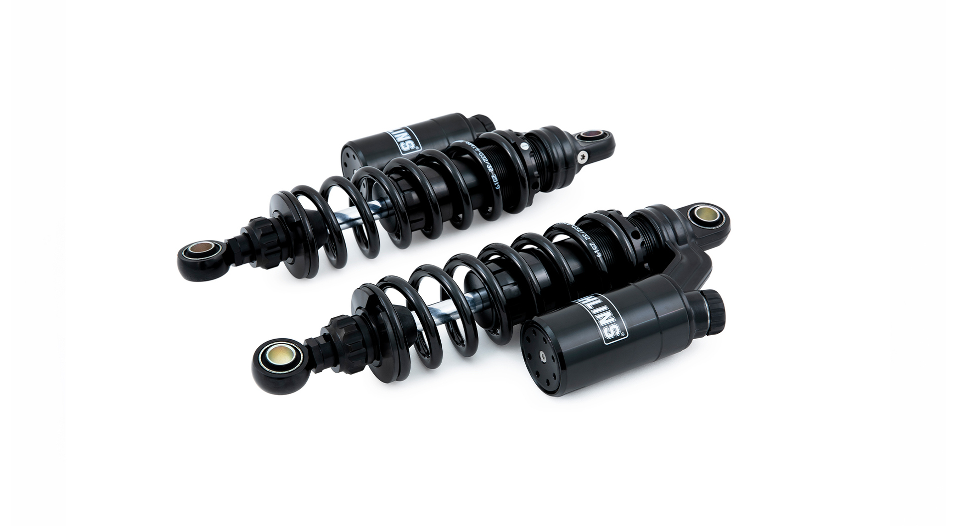 Fully adjustable Öhlins Blackline rear shocks for Indian Scout