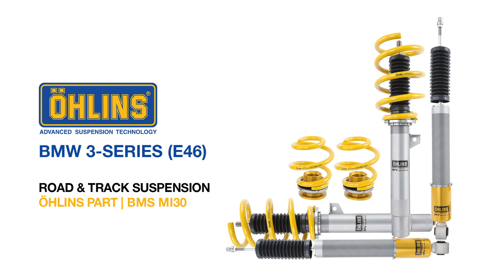 Öhlins Road & Track suspension for BMW 3Series (E46)
