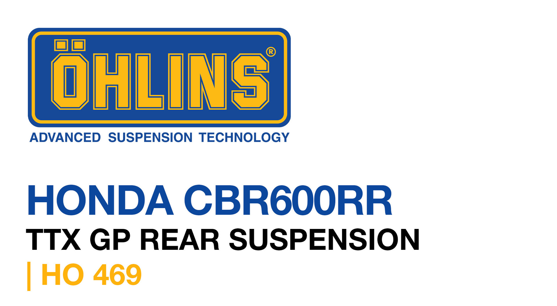Öhlins suspension for Honda CBR600RR
