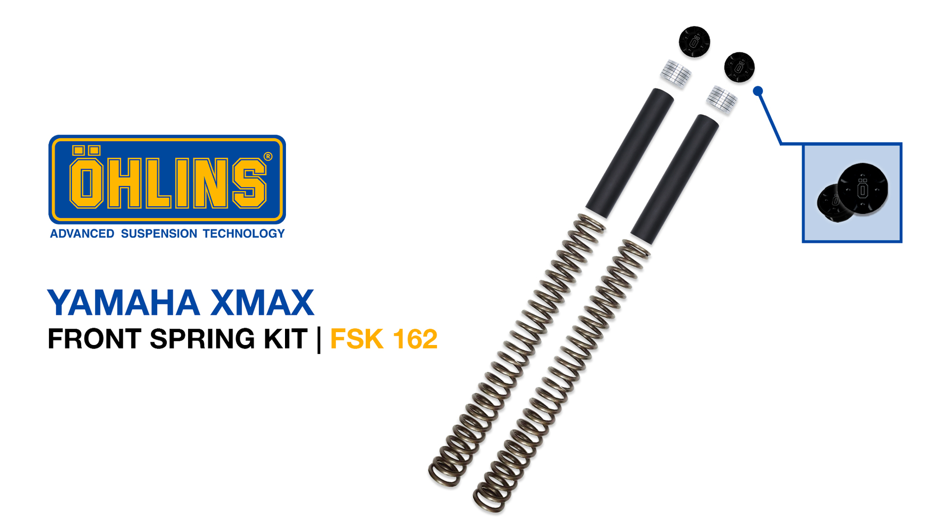 Öhlins front suspension for Yamaha XMax