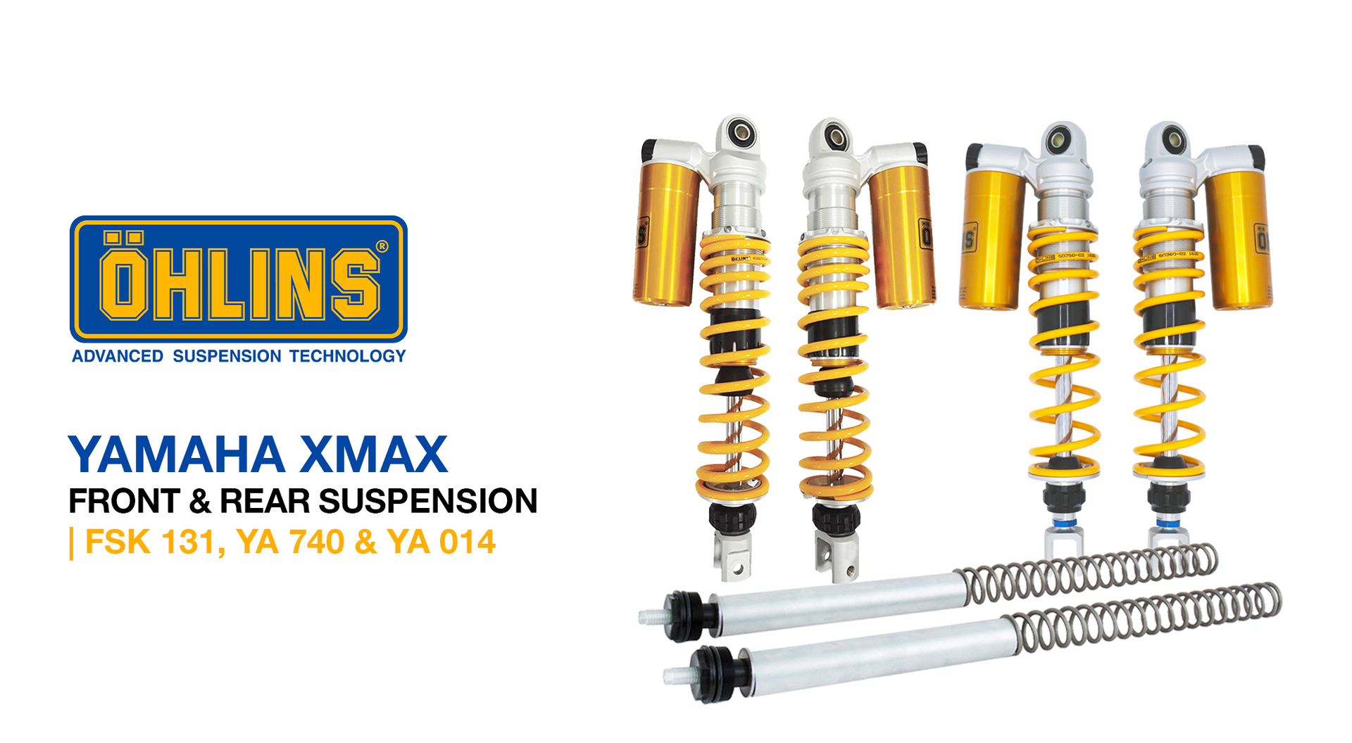 Öhlins suspension for Yamaha XMax