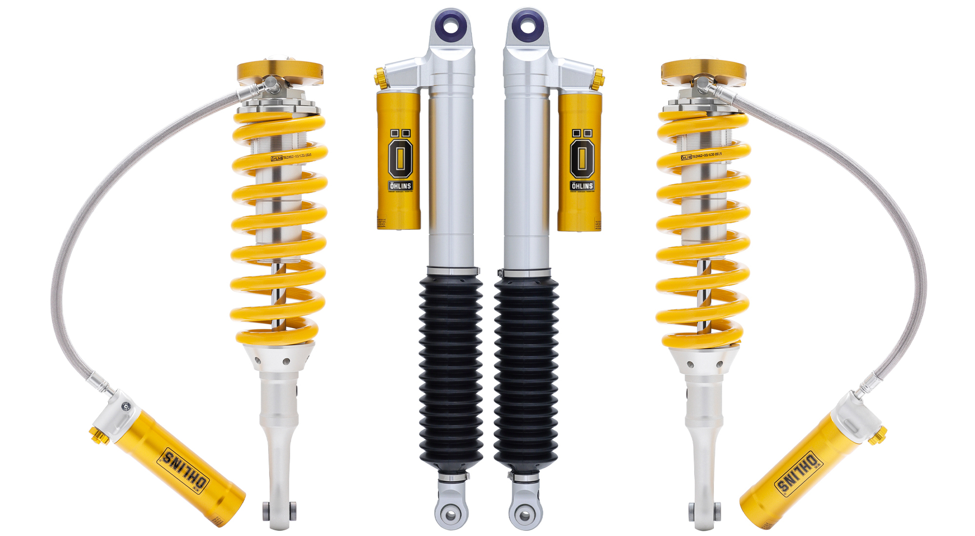 Öhlins STX suspension kit developed for Ford Ranger and featuring two-way adjustable damping for compression and rebound and full serviceable