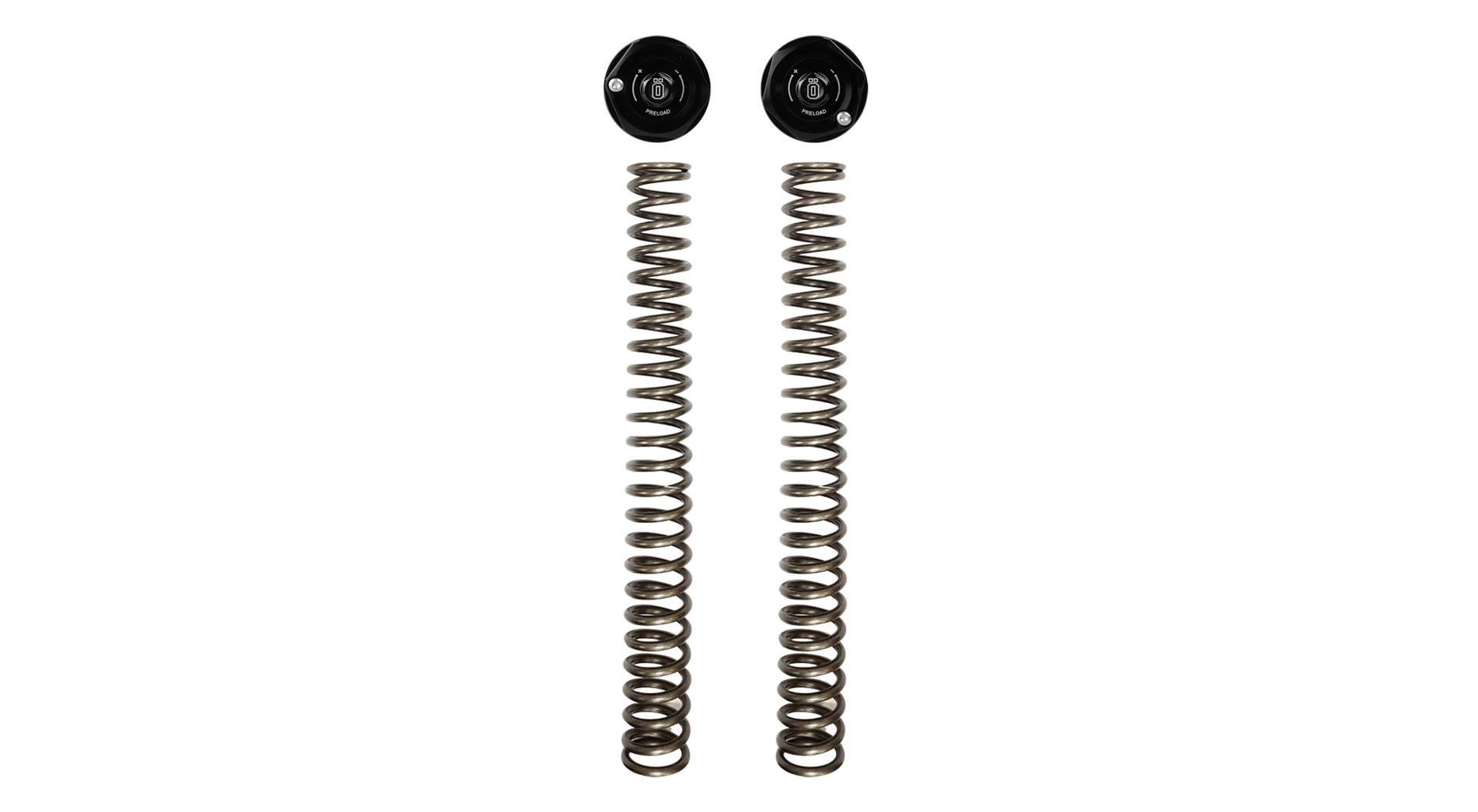 Öhlins FSK 181 Front Suspension Upgrade Kit for Honda Transalp, featuring adjustable preload top caps and optimized fork springs with alternative rates.