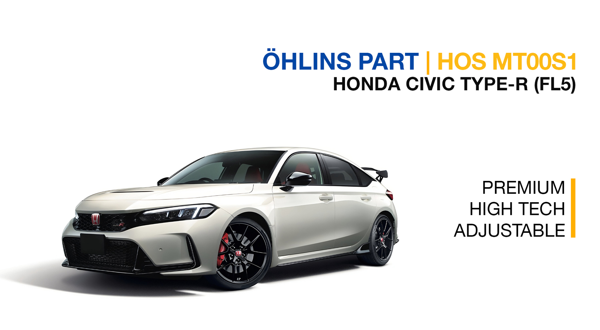 Öhlins Road and Track suspension kit for Honda Civic Type-R FL5 2023 onwards
