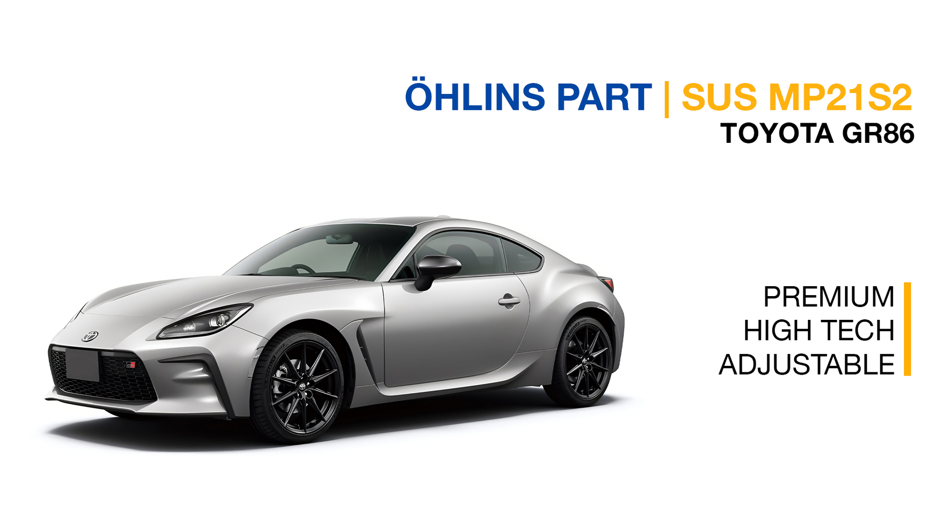 Öhlins Road and Track suspension kit for Toyota GR86 2022 onwards