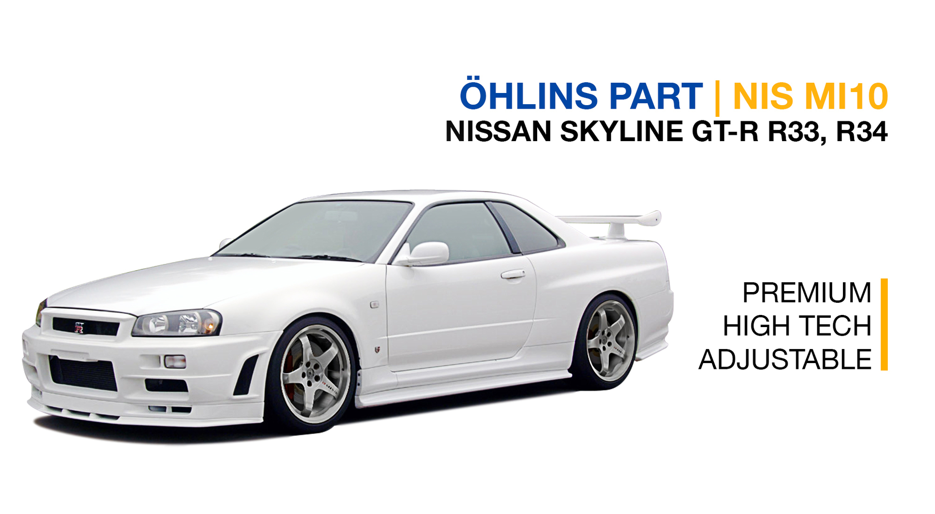 Öhlins Road & Track suspension for Nissan GT-R (R33, 34)