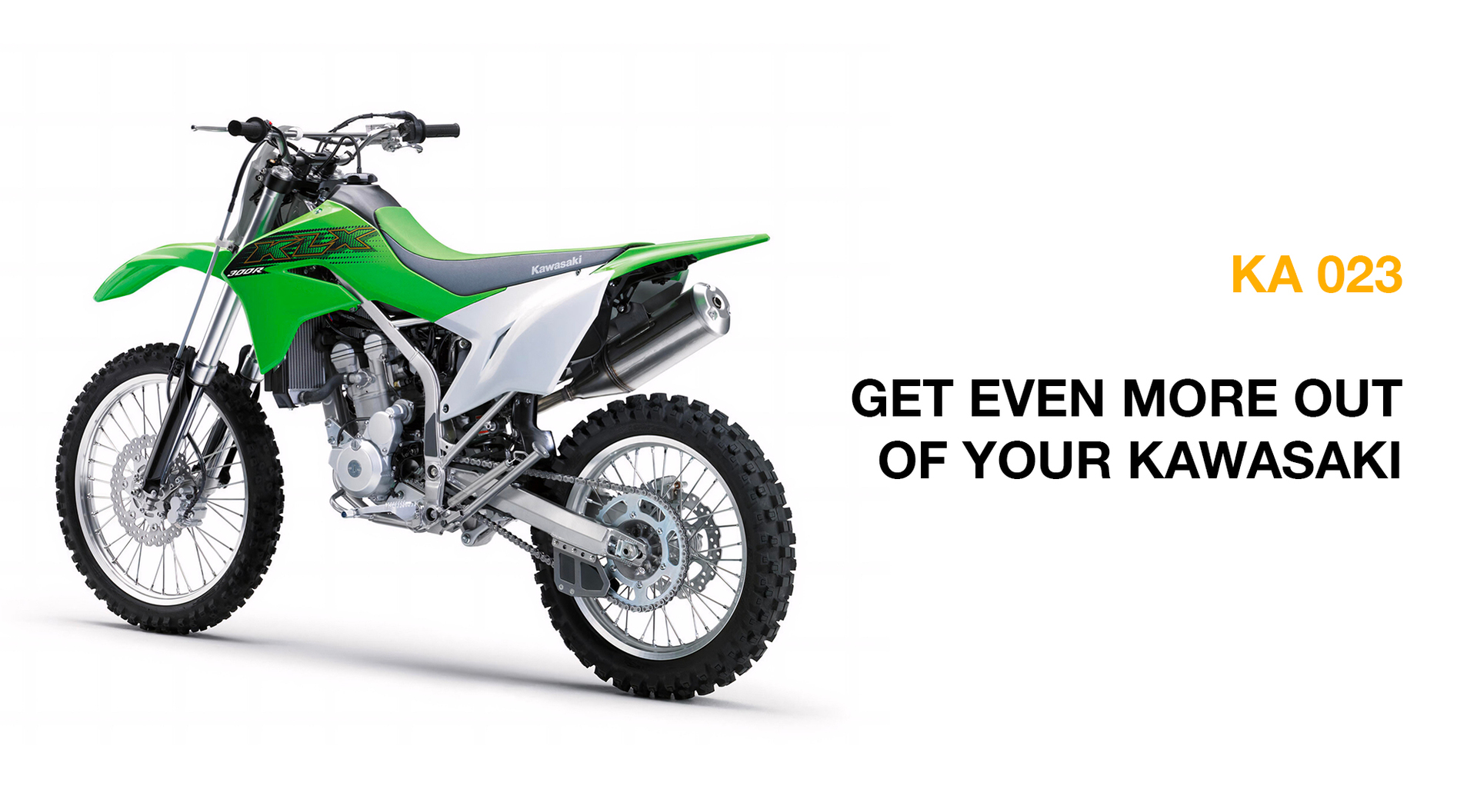 When play time gets serious upgrade your KLX300R with Öhlins suspension