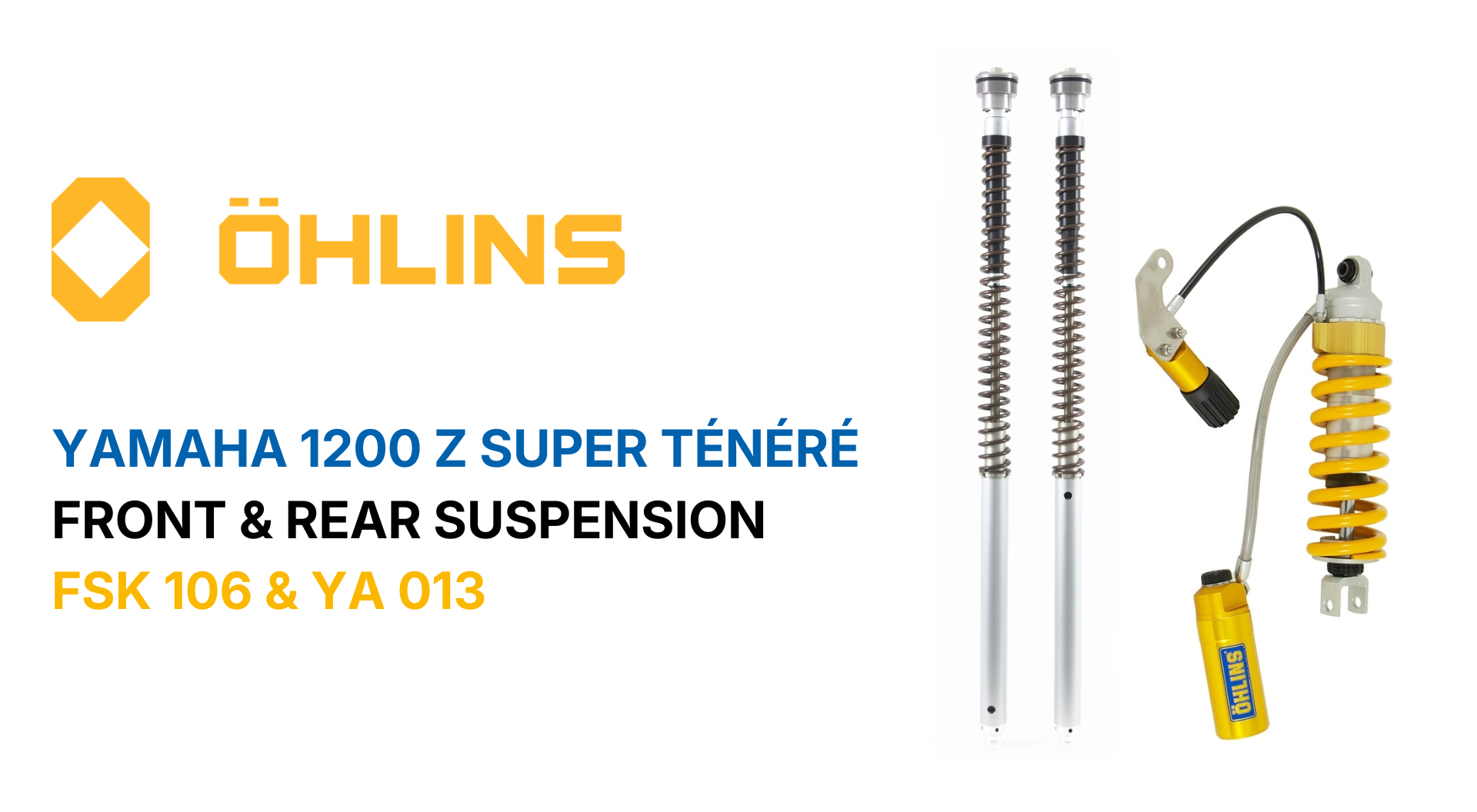 Yamaha XT 1200 Z Super Ténéré suspension upgrades by Öhlins