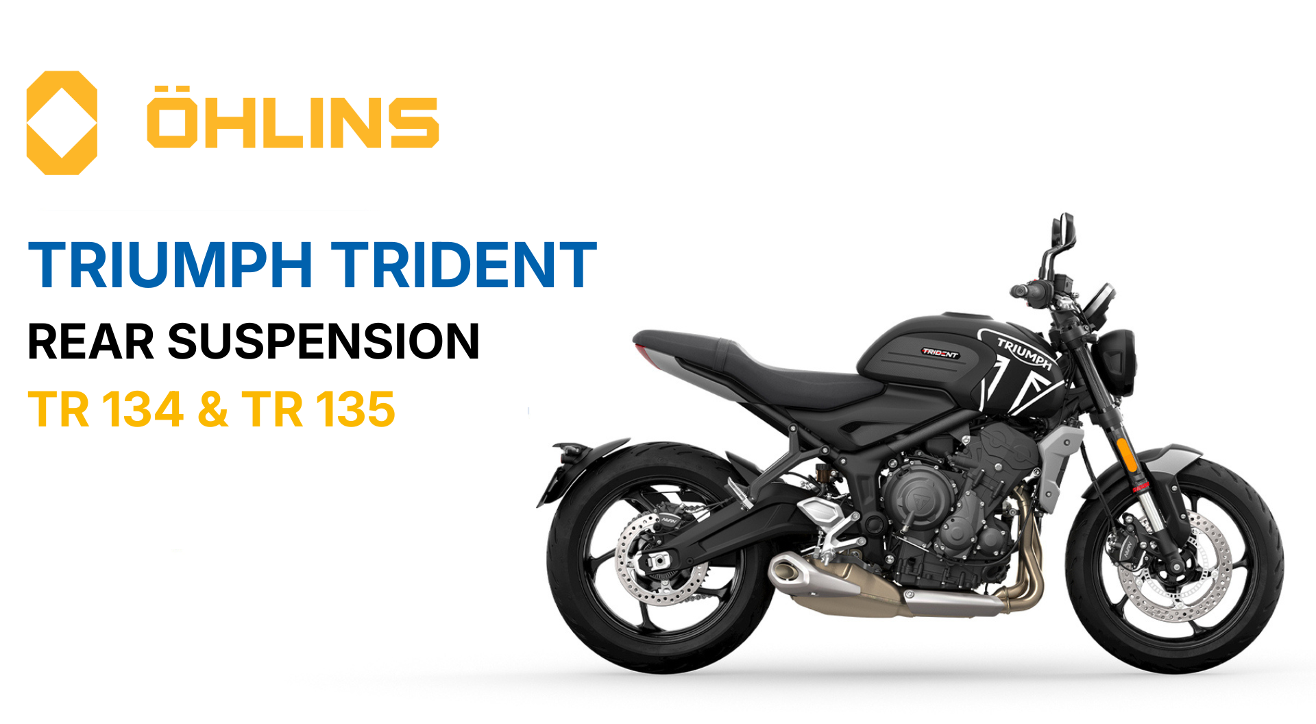 Öhlins suspension for Triumph Trident