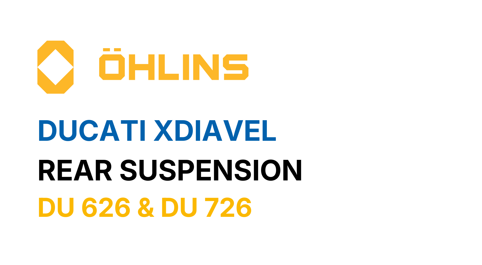 Get the best of both worlds with Öhlins for XDiavel