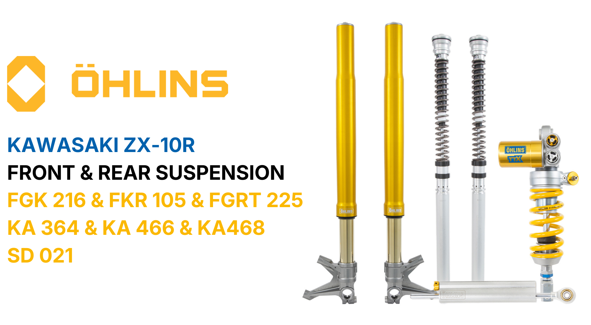 Fit Öhlins MotoGP technology to your Kawasaki ZX10R!