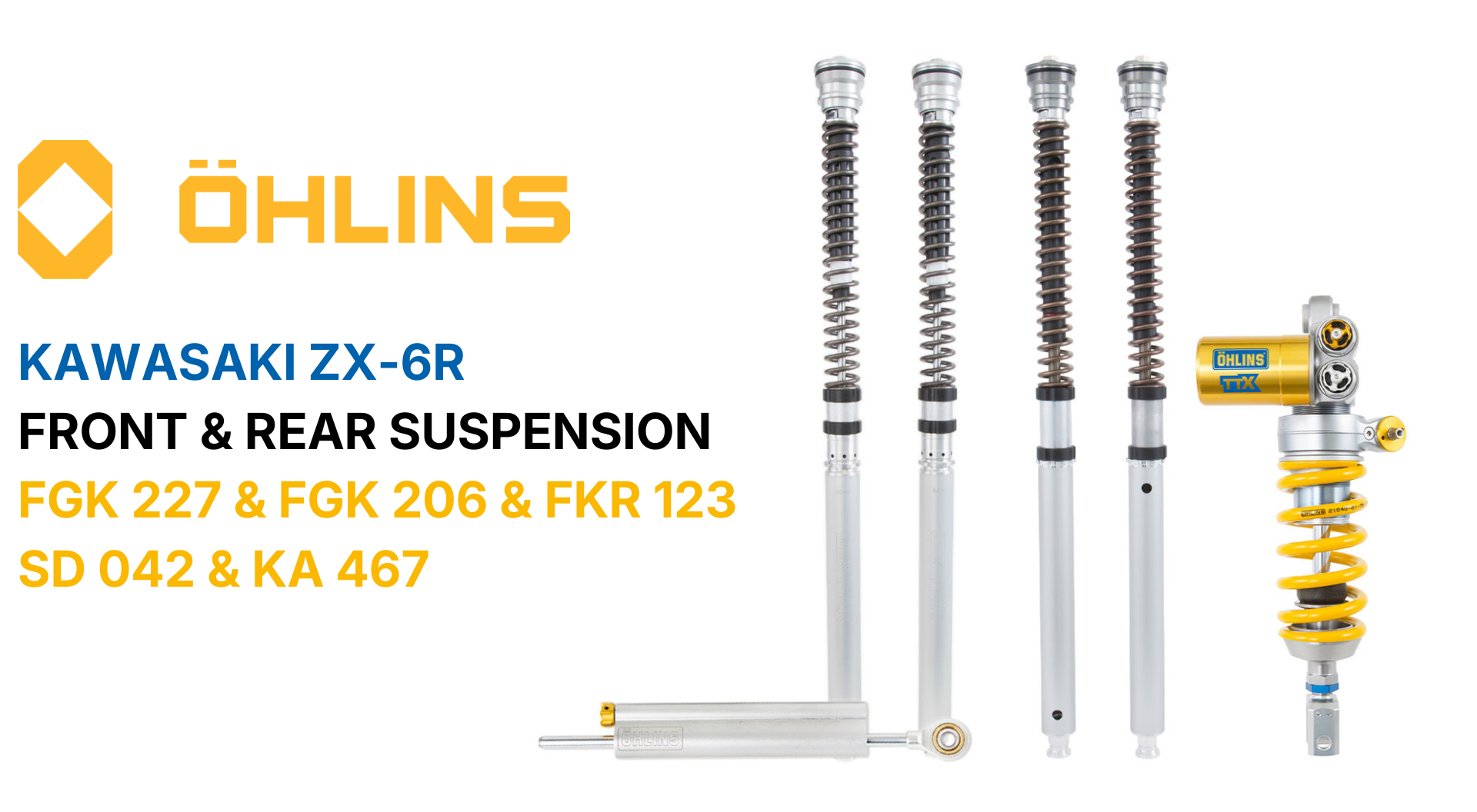 Fit Öhlins MotoGP technology to your Kawasaki ZX-6R!